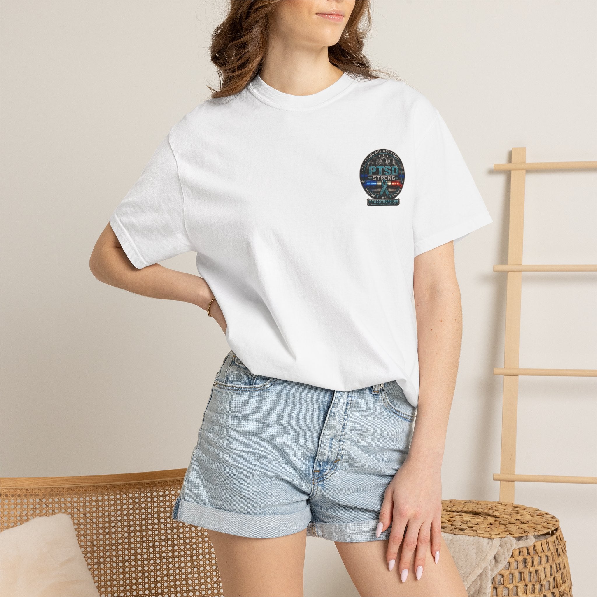 PTSDStrong Awareness T-Shirt — Mental Health Support Tee