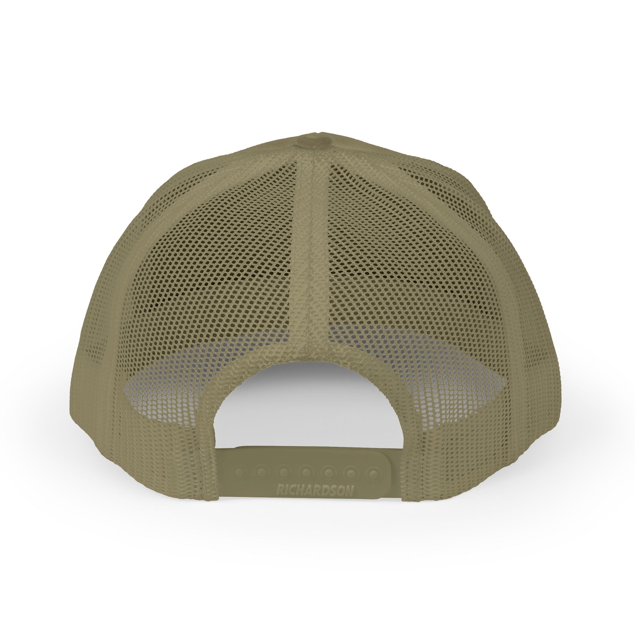 PS Shield Snapback Trucker Cap — Embroidered Logo Mesh Baseball Hat